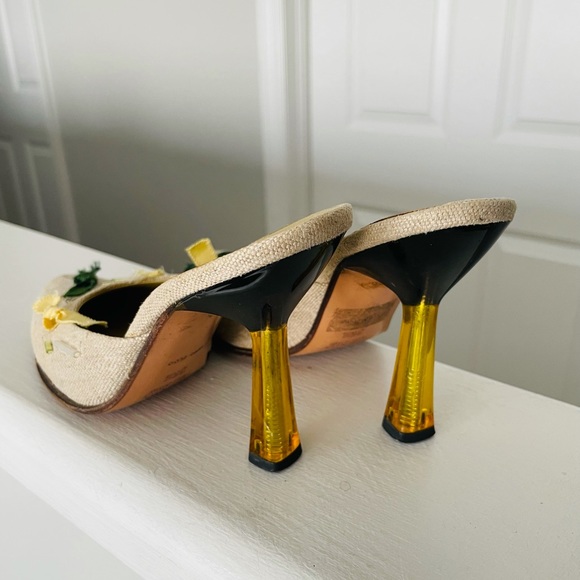 PRADA High heel slides in 35 1/5 - Picture 5 of 9